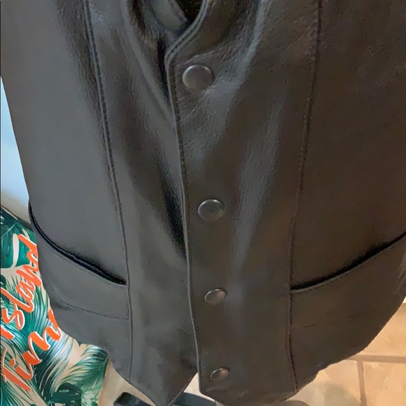 Park V Jackets & Coats Park V Leather Vest Poshmark